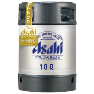 楽天市場】【送料無料】アサヒ クリアアサヒ 生樽 10L 生ビール 業務用