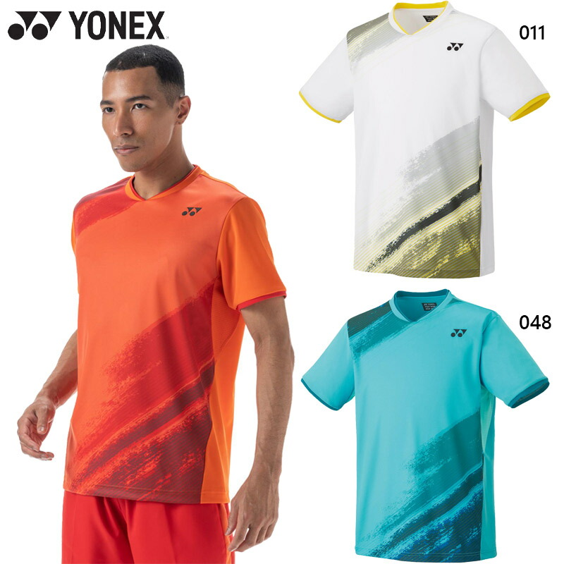 楽天市場】ヨネックス メンズ レディース ユニゲームシャツ(フィット