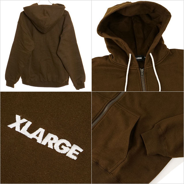 楽天市場】エクストララージ XLARGE メンズ スタンダードロゴ ジップ