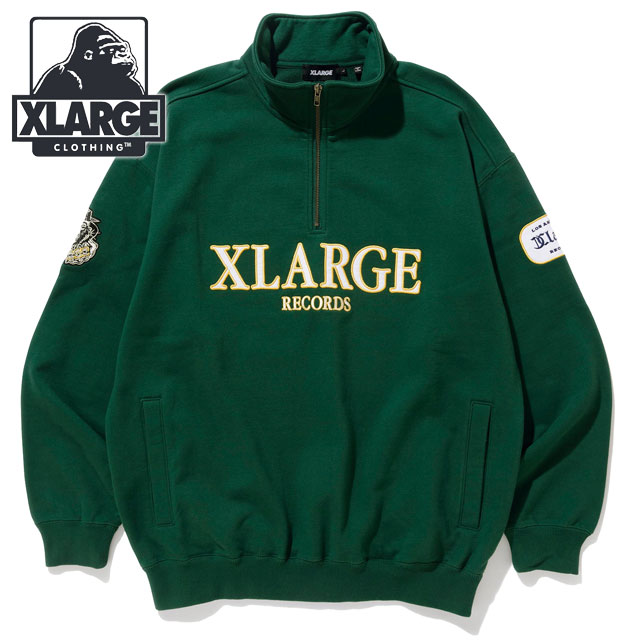 楽天市場】エクストララージ XLARGE メンズ XLレコーズハーフジップ