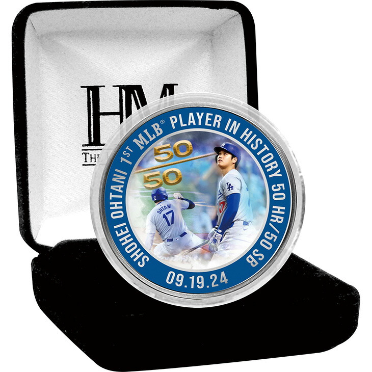 楽天市場】『大谷翔平50-50達成記念純銀メダル』 純銀 31.1g 直径39mm