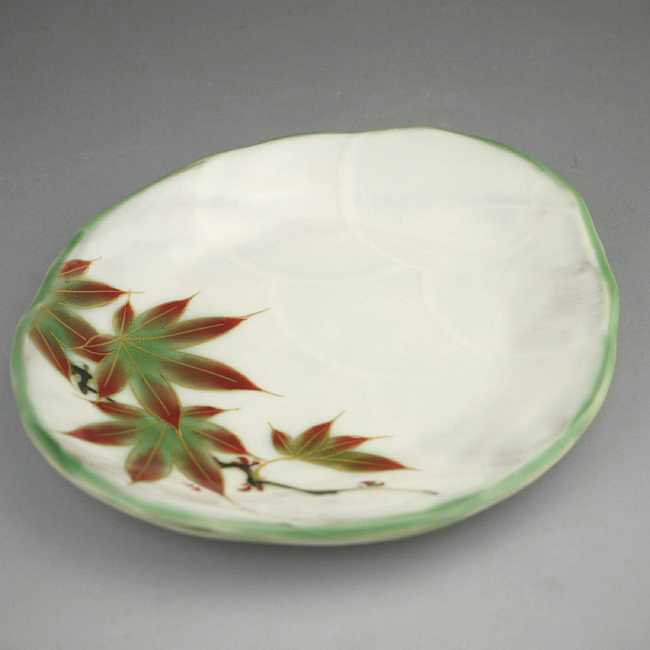 楽天市場】京焼 清水焼 花変わり銘々皿 陶あん 紅葉単品 : 京焼清水焼