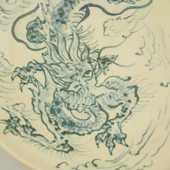 楽天市場】京焼 清水焼 染付鳥獣戯画 龍画銘々皿 陶仙 : 京焼清水焼