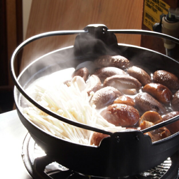 楽天市場】正規品 岩鋳 南部鉄器 ツル付きふる里鍋 深型24cm IH対応