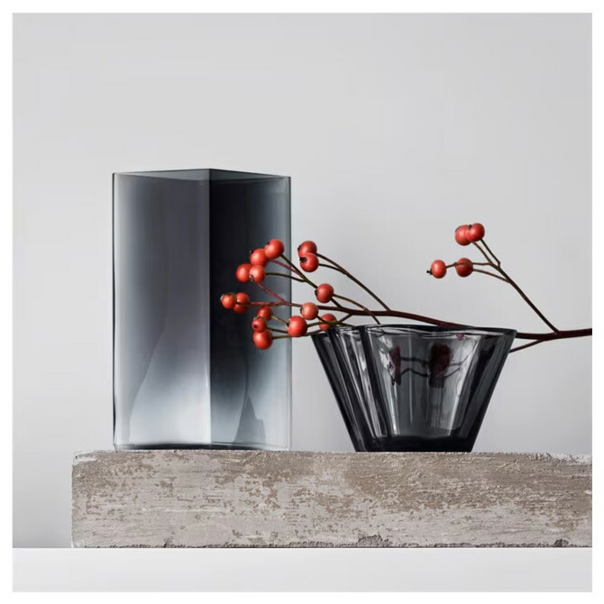 楽天市場】イッタラ Iittala ルーツ ベース 11.5×18cm （グレー