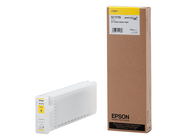 楽天市場】EPSON純正インク SC1Y70(700ml) ｲｴﾛｰ : JBS ショッピング