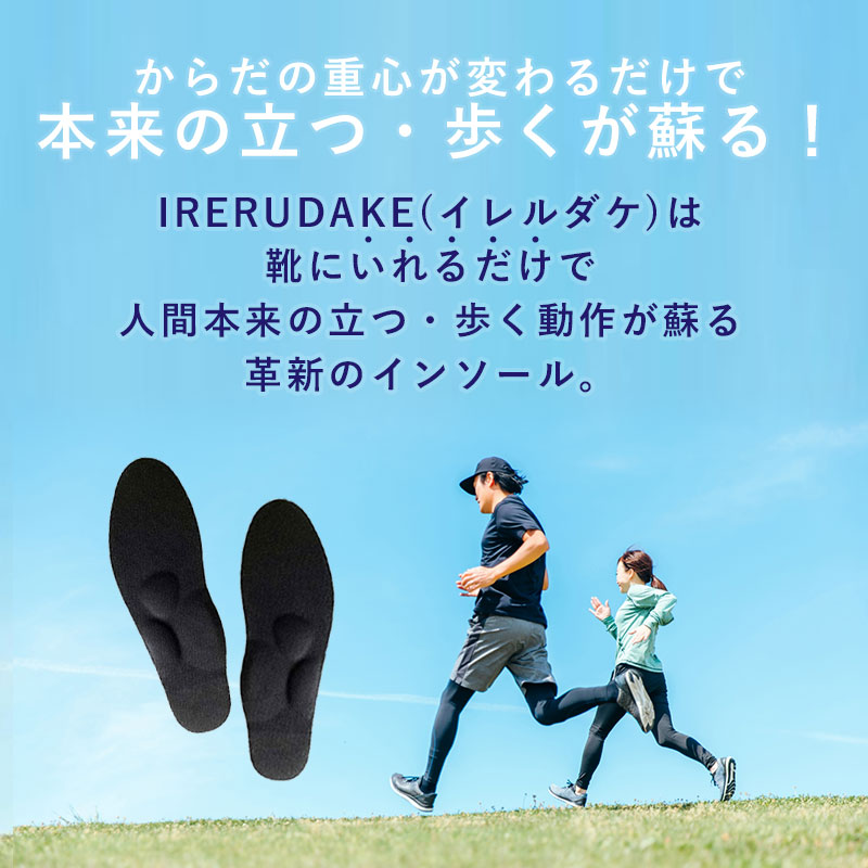 楽天市場】[ 送料無料 ] インソール 中敷き 衝撃 吸収 IRERUDAKE