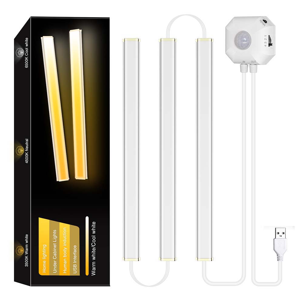 楽天市場】3本セット LEDテープライト 高輝度 人感センサー ストリップ