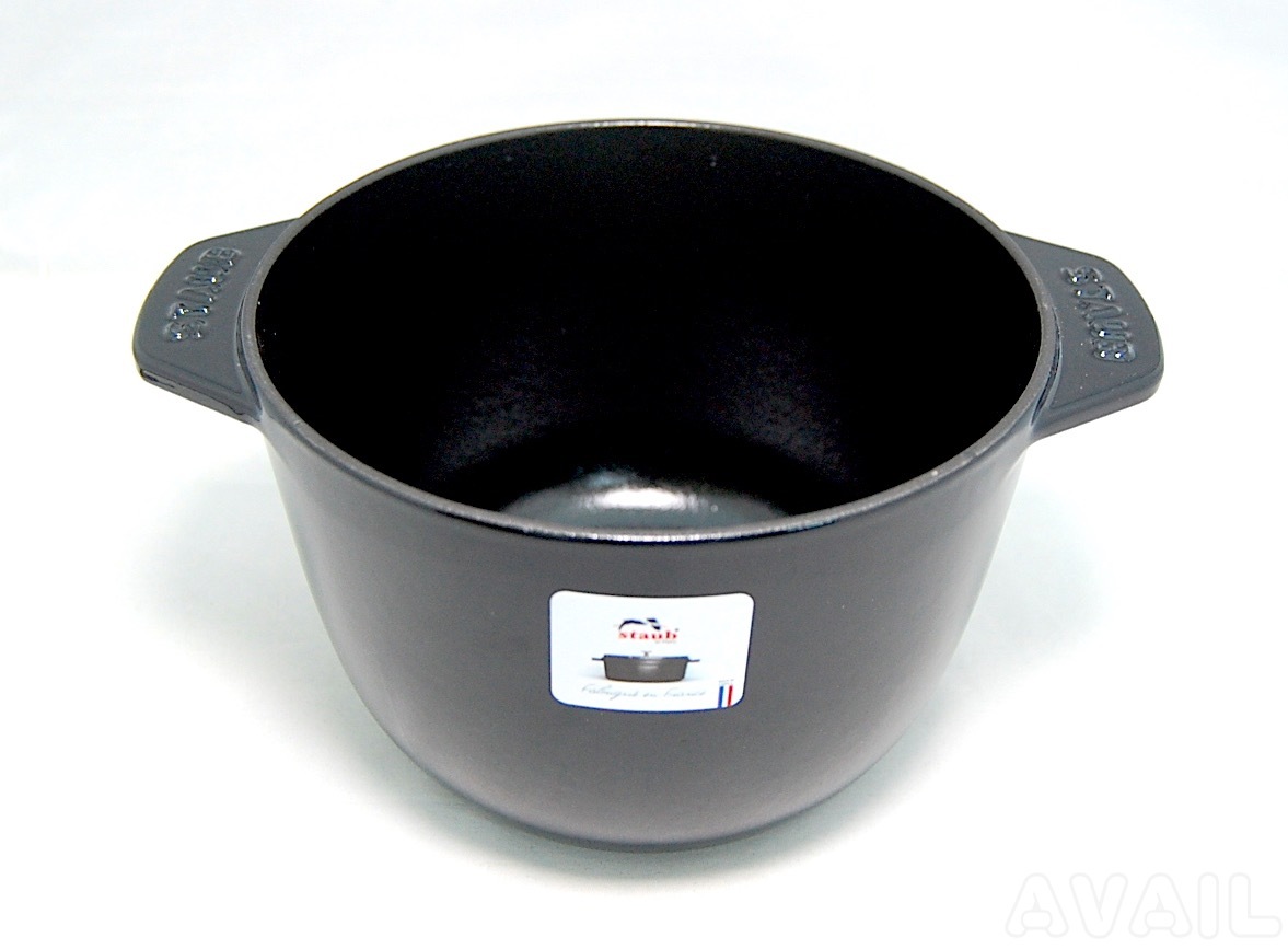 楽天市場】ストウブ ラ・ココット de GOHAN シャイニーブラック M 16cm