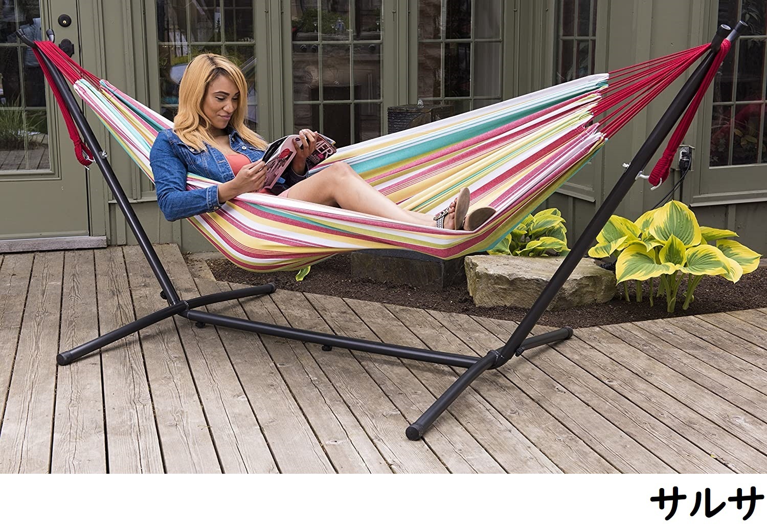 楽天市場】ビブレ ハンモック (サルサ) スタンド 収納バッグ付き
