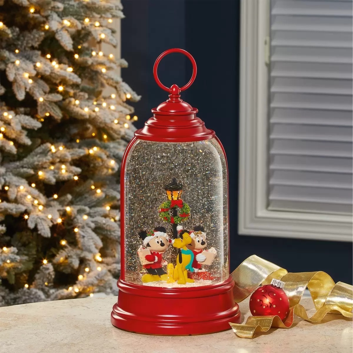 楽天市場】ディズニー スノードーム ミッキー&ミニーの聖歌隊