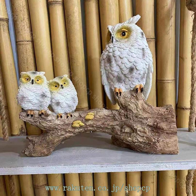 楽天市場】500円OFFクーポン フクロウ 置物 風水 フクロウ 置物 玄関