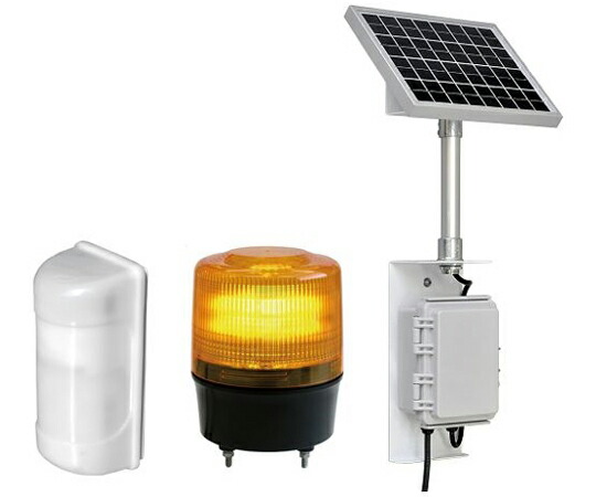 楽天市場】日惠製作所 簡易車両入出庫警告灯（ソーラー式） ニコトーチ