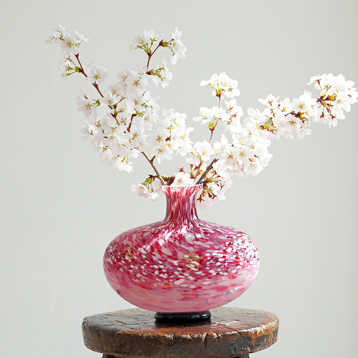 楽天市場】送料無料【 花器（花あかり） 】桜 花瓶 インテリア ギフト