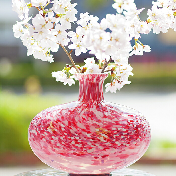 楽天市場】送料無料【 花器（花あかり） 】桜 花瓶 インテリア ギフト