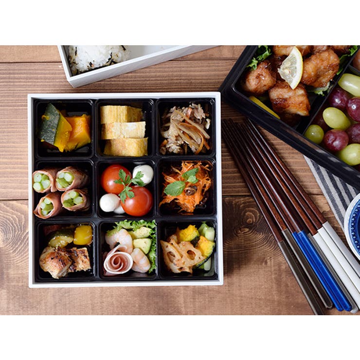 楽天市場】EAST table 重箱 和モダンオードブル スクエア 3段重 18cm