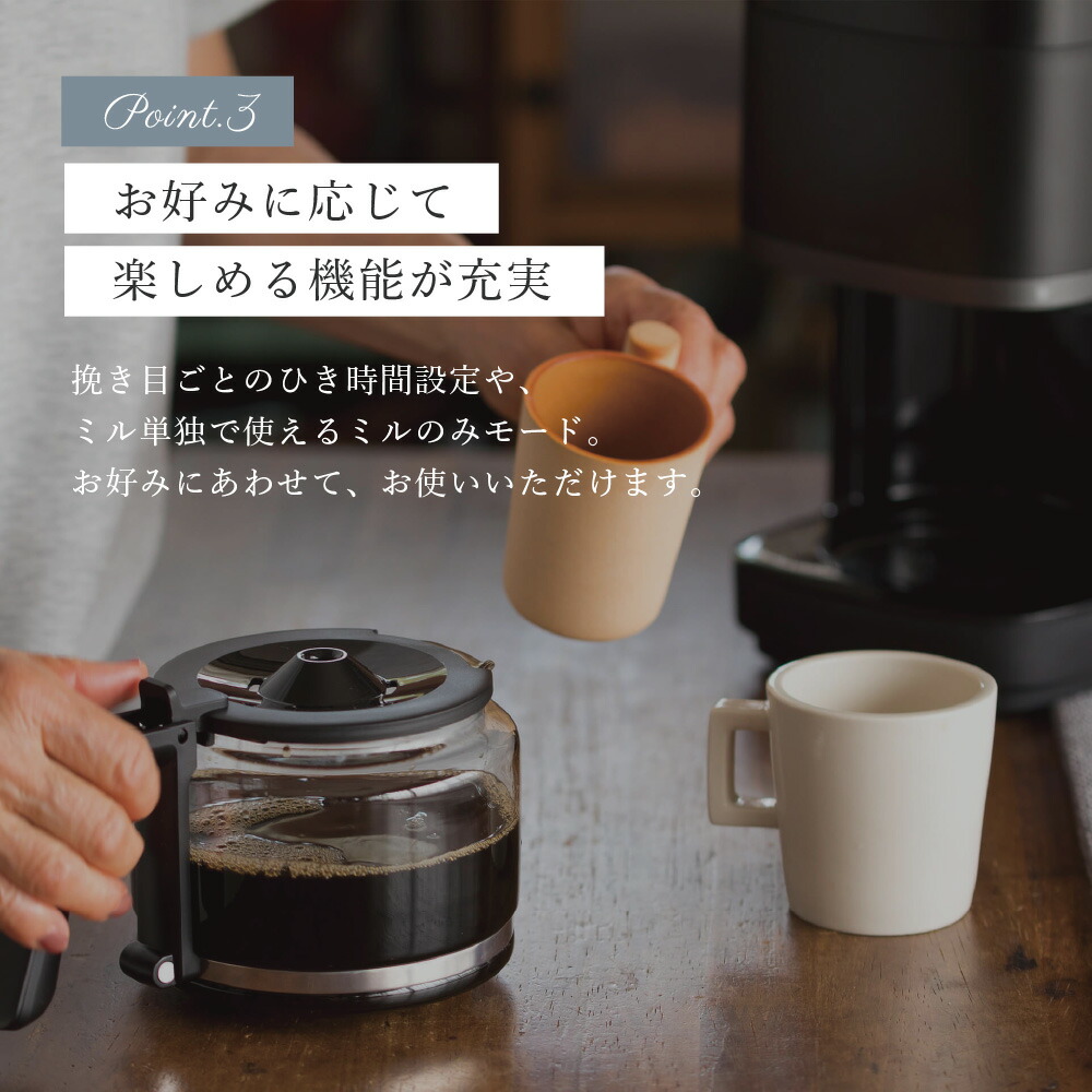 楽天市場】siroca シロカ コーン式コーヒーメーカー CM-6C261 コーン式