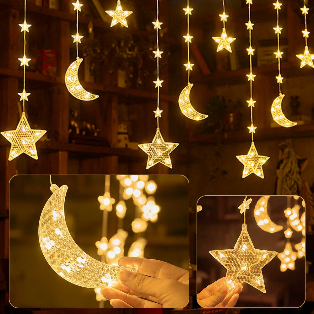 楽天市場】イルミネーションライト led 月 星 進化版 リモコン