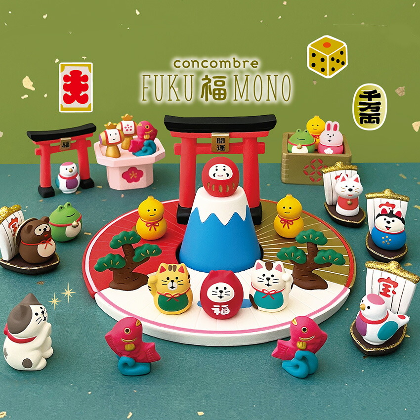 楽天市場】コンコンブル お正月 のせのせ招き | お正月 デコレ 小物