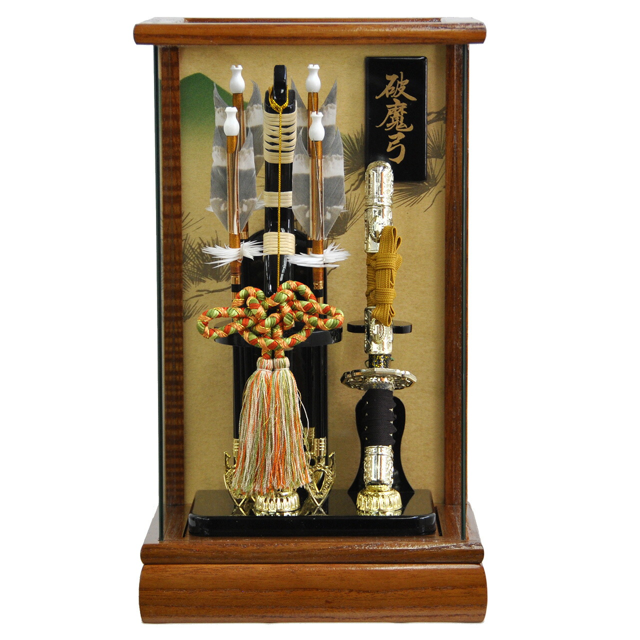 楽天市場】破魔弓 お正月 初正月 節句 ケース 天然羽根 弓 刀