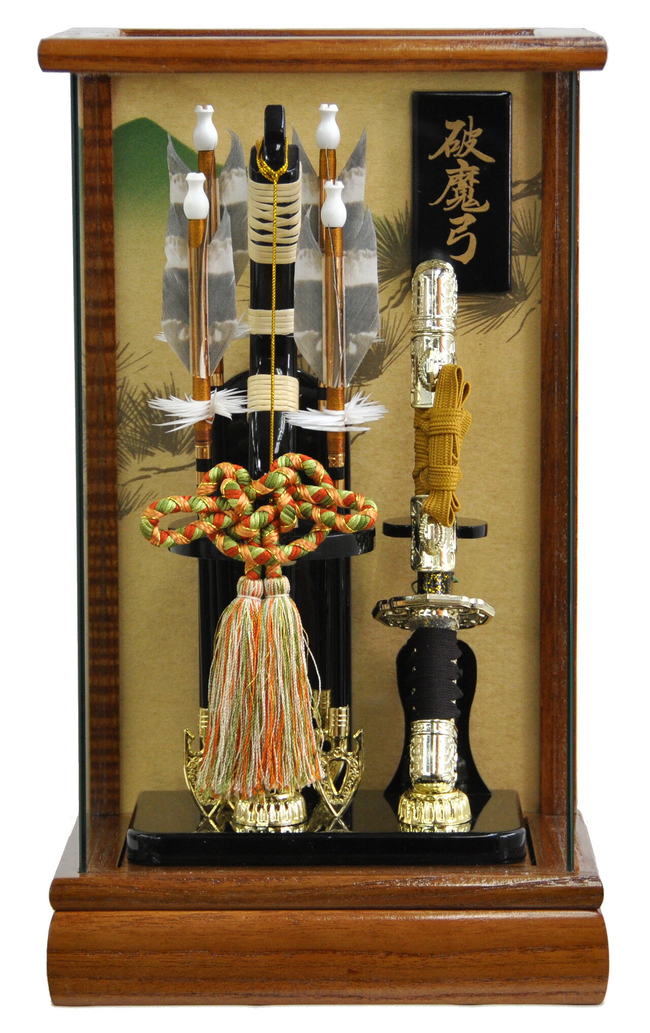 楽天市場】破魔弓 お正月 初正月 節句 ケース 天然羽根 弓 刀