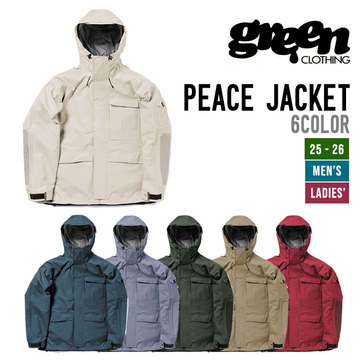 楽天市場】GREEN CLOTHING グリーンクロージング 25-26 PEACE JACKET