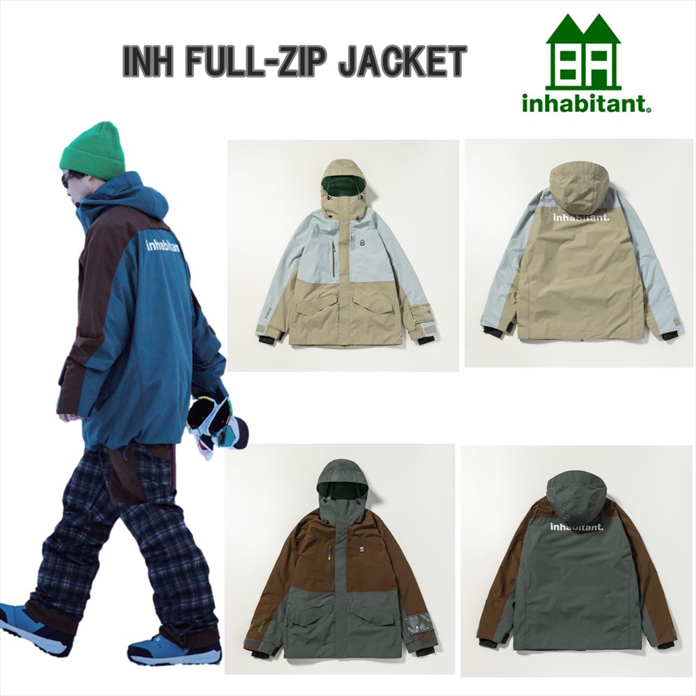 楽天市場】30%offINH FULL-ZIP JACKET ISM23OT56 INHABITANT SNOWWEAR