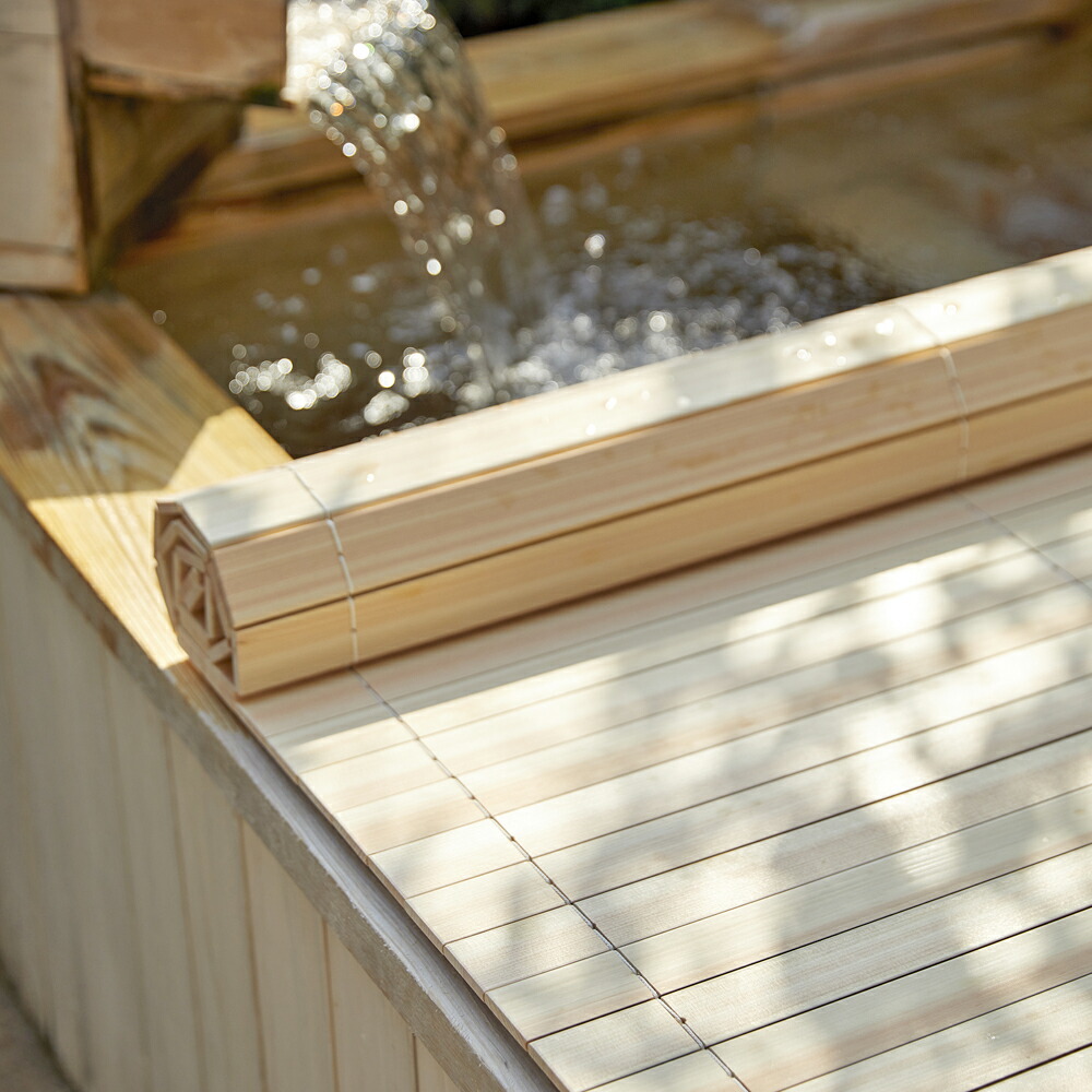 楽天市場】【15%オフクーポン対象】【見積】ひのきの巻ける風呂ふた