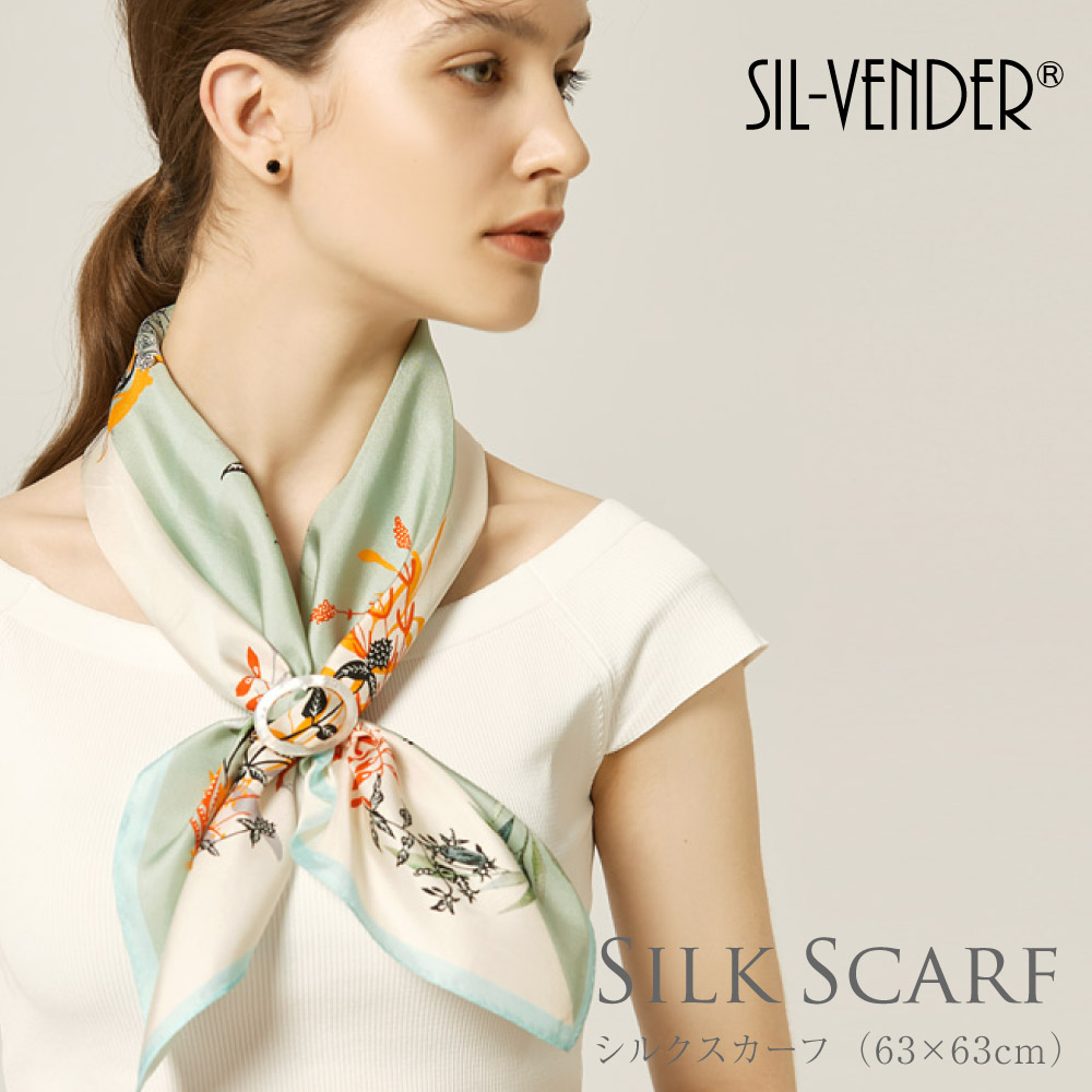 楽天市場】＼スーパーSALE限定価格／ シルクスカーフ 送料無料