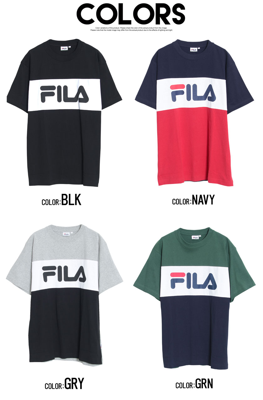 楽天市場】FILA フィラ Tシャツ メンズ ブランド 半袖 半袖Tシャツ