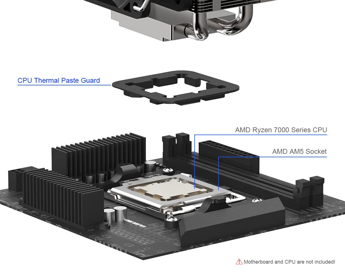楽天市場】ElecGear AM5 グリスガード、AMD 7000用CPUサーマルペースト