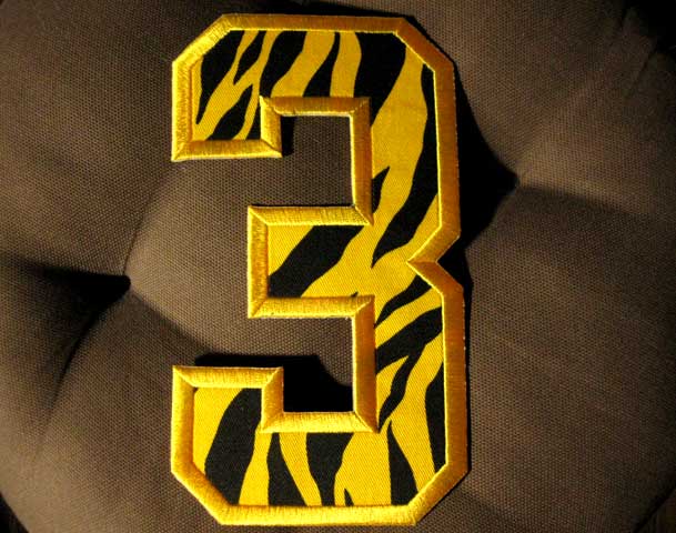 楽天市場】大きめ背番号ワッペン「虎柄」 ワッペン 数字 タイガー 阪神