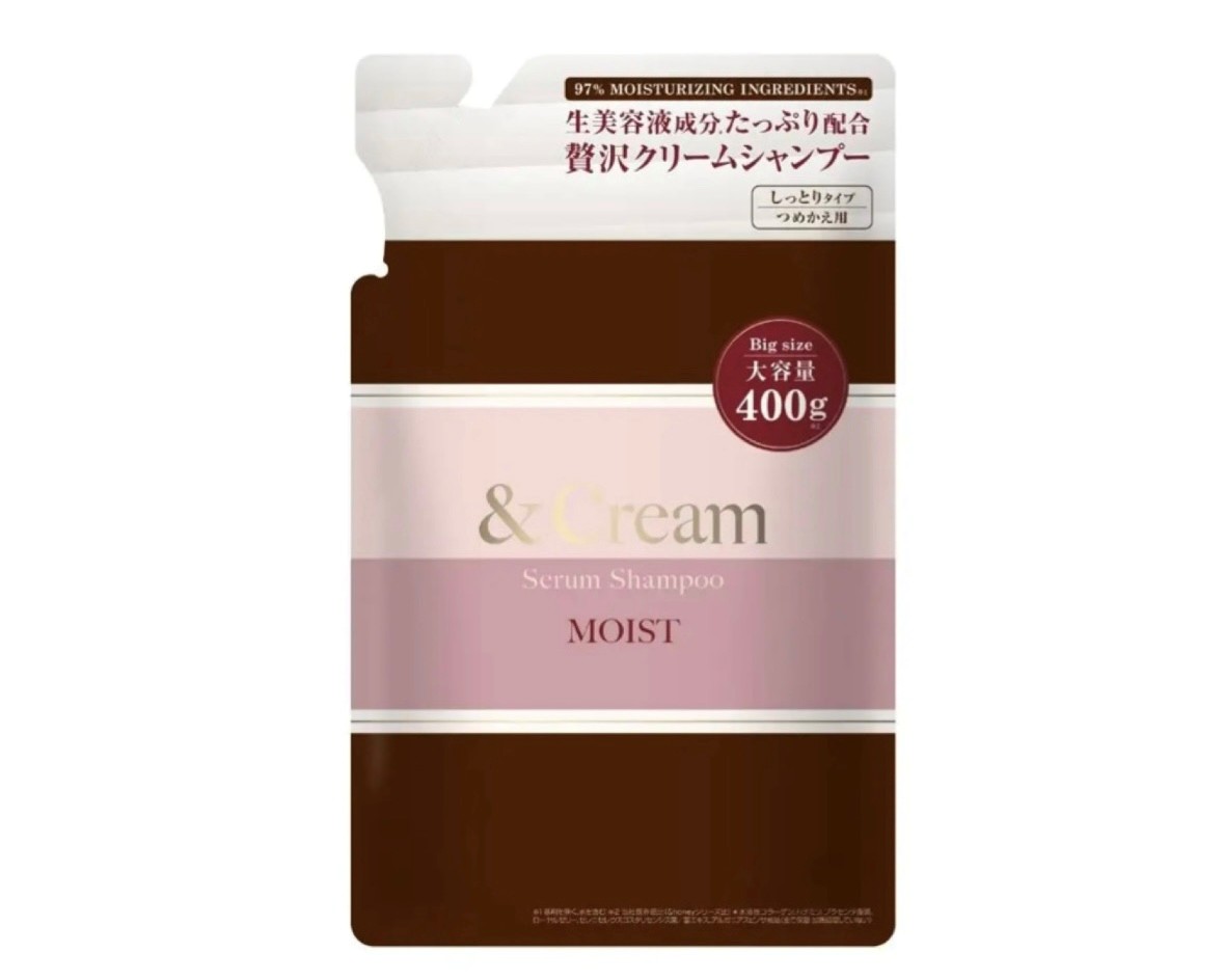 楽天市場】セット ＆Cream セラムシャンプー モイスト 本体1本(450g
