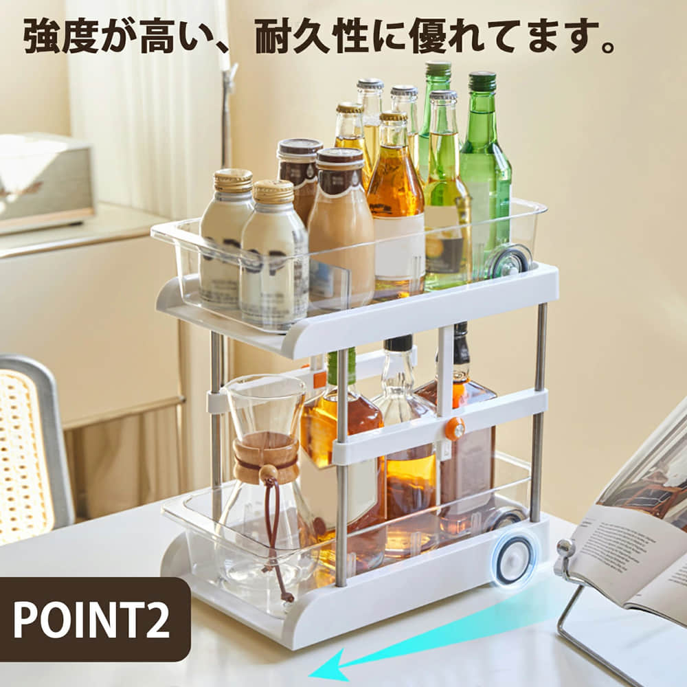 楽天市場】調味料ラック 2段 調味料 油 醤油 キッチン収納 調味料入れ