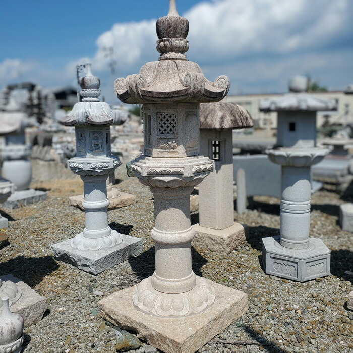 楽天市場】【重量物商品】【営業所止め】春日灯篭（6尺）錆び石日本