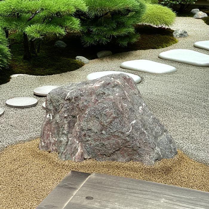 楽天市場】【送料無料】【代引不可】紫雲石1石【1】【庭石】景石に