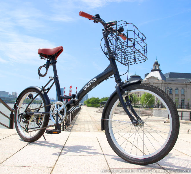 楽天市場】《 カゴ まで 折りたためる 》 折りたたみ自転車 《動画あり
