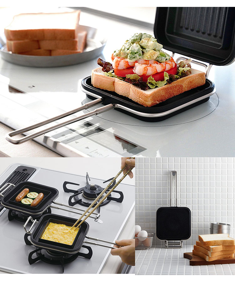 楽天市場】家事問屋 ホットパン（IH対応）ホットサンド IH対応 日本製