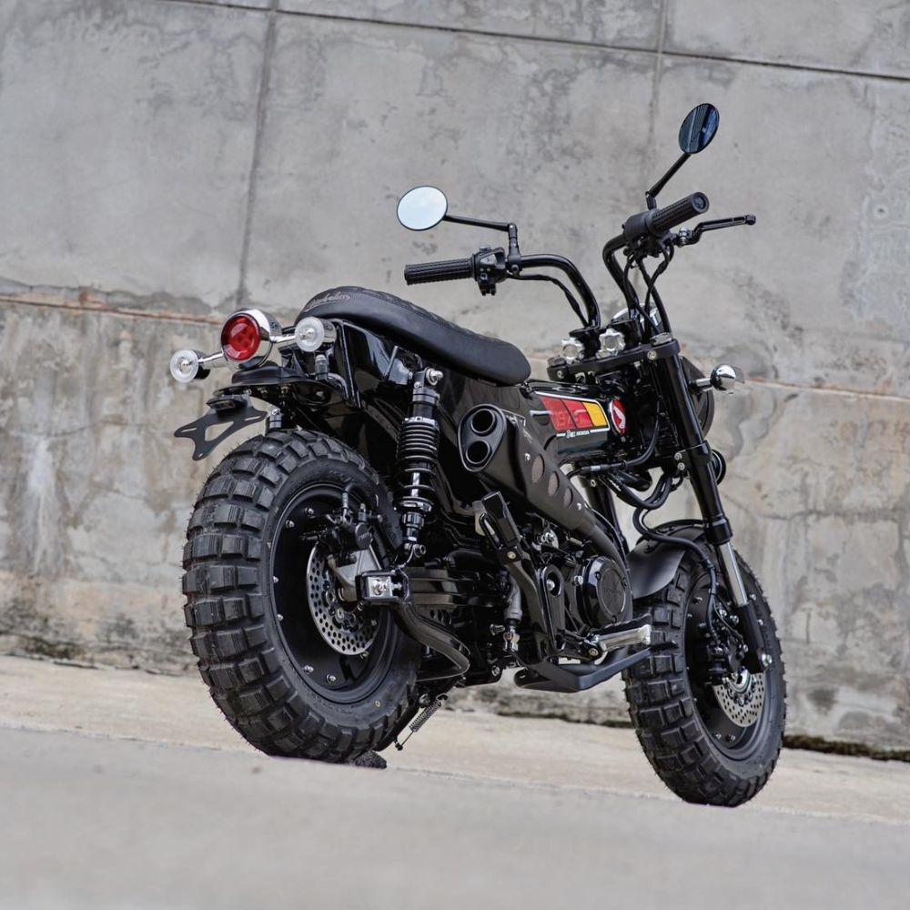 楽天市場】ホンダ ダックス125用レトロショートスクランブラーマフラー