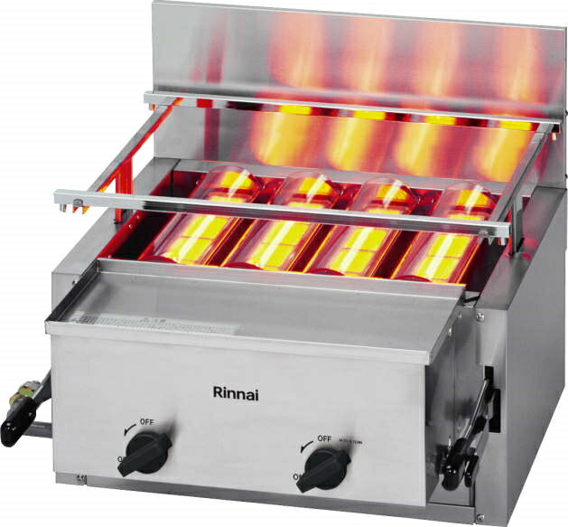 楽天市場】リンナイガス赤外線グリラー 荒磯4号 1コック2バーナー RGA