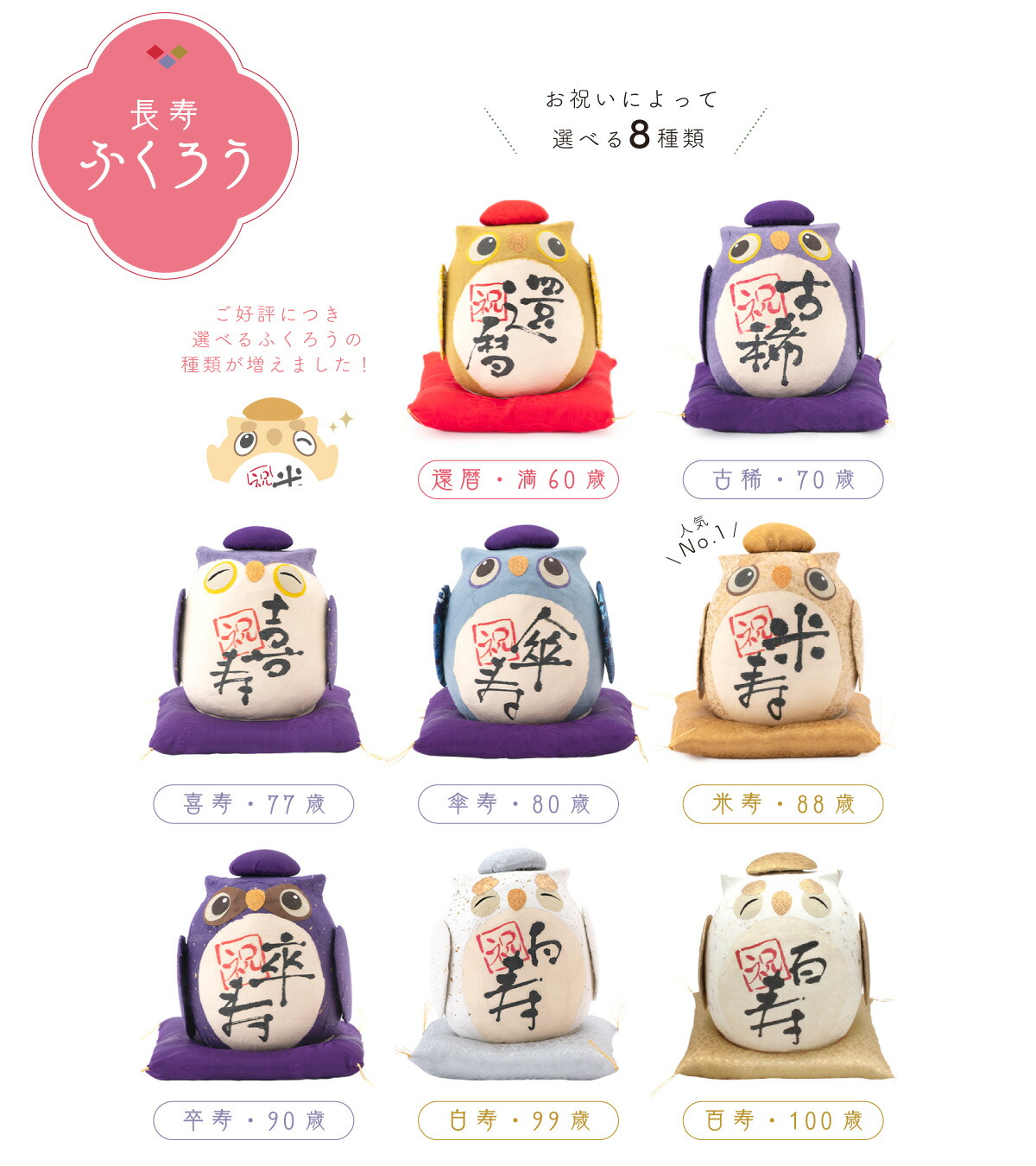 長寿祝い干支置物さる（還暦 古希 喜寿 傘寿 米寿 卒寿 白寿 百寿）358