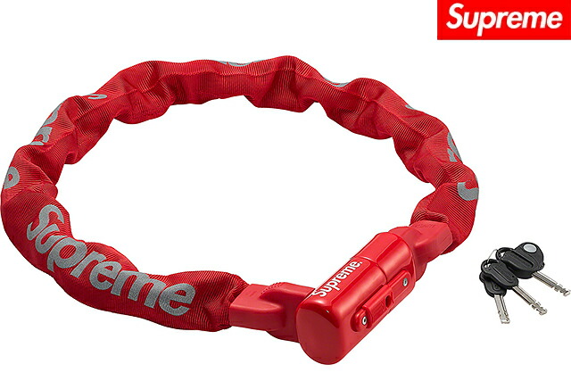 楽天市場】Supreme Kryptonite Integrated Chain Lock Redシュプリーム