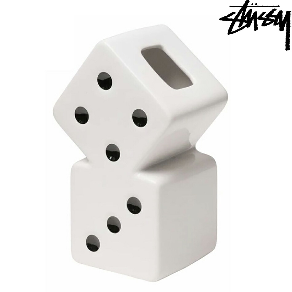 楽天市場】STUSSY CERAMIC DICE VASE WHITEステューシー セラミック
