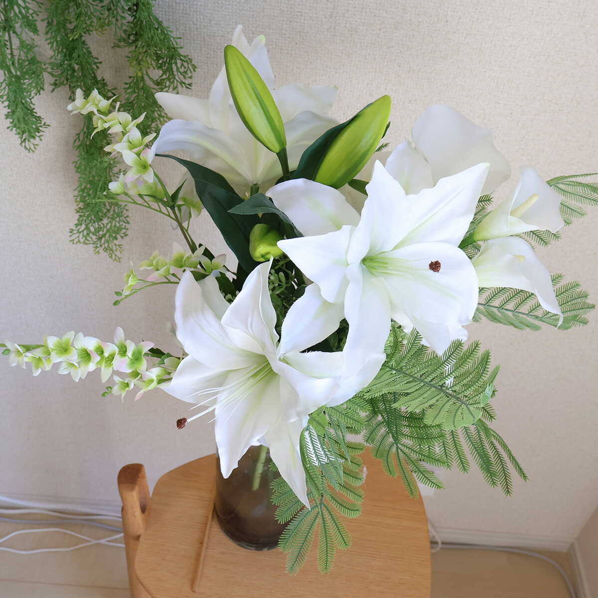 楽天市場】アーティフィシャルフラワー ブーケ 開業祝い 造花 ブーケ