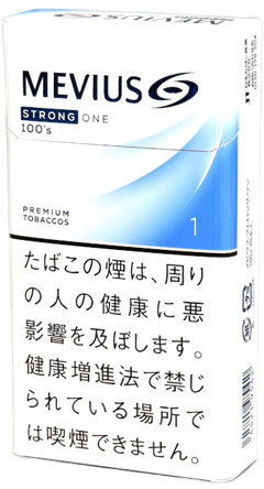 楽天市場】10packs Mevius Strong One 100s, メビウス・ストロング