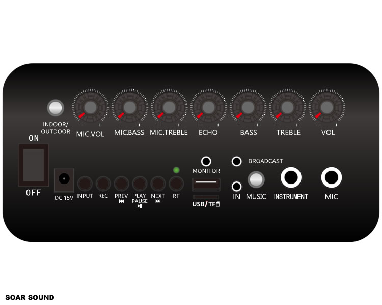 楽天市場】余裕のパワー80W SHIDU ポータブル ワイヤレスマイク セット