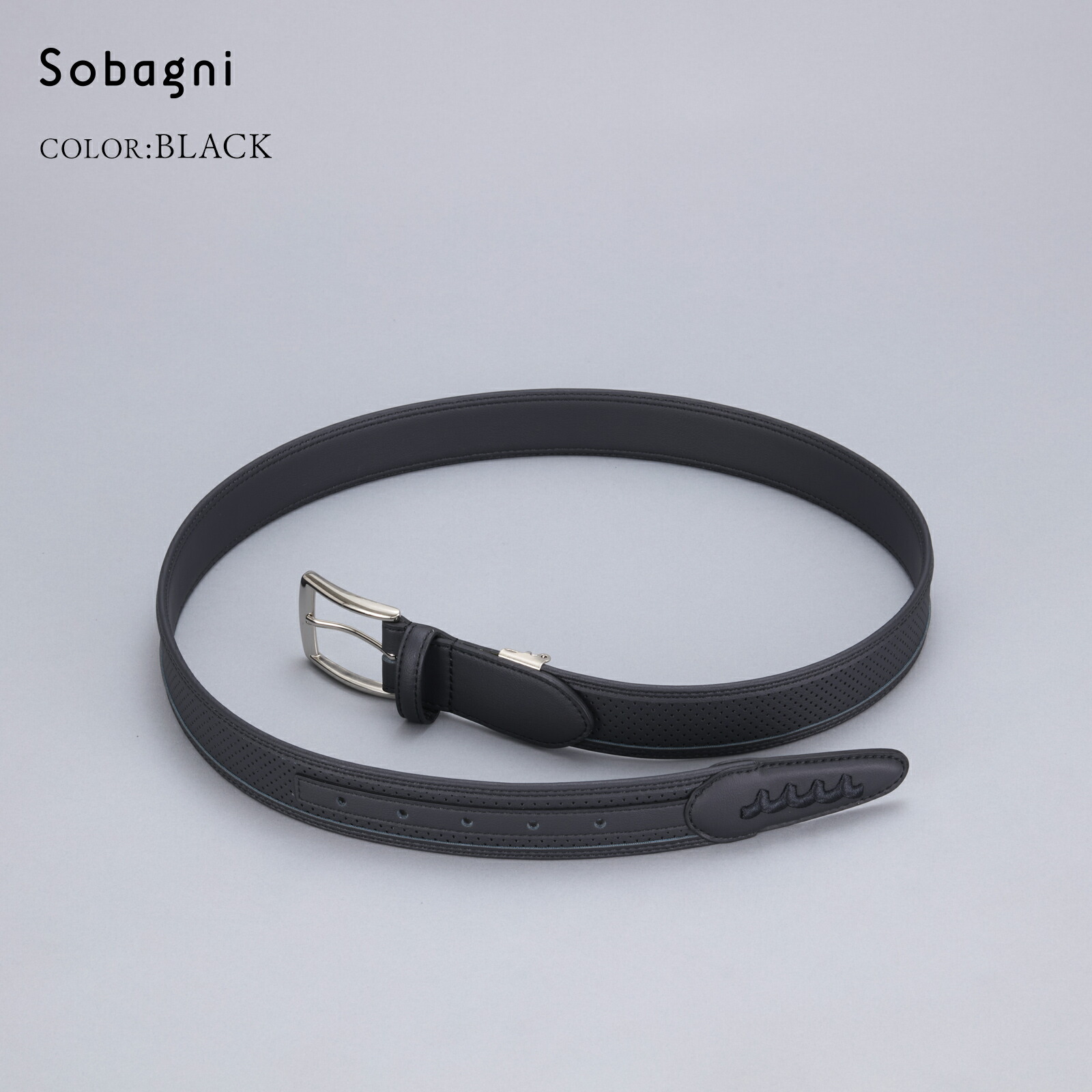 楽天市場】【 CONTINUA パンチングエシカル合皮ベルト MUSG-240117