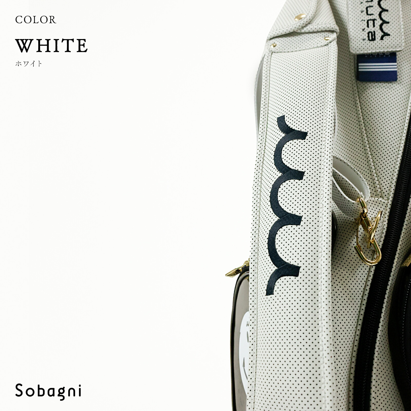 楽天市場】muta marine ムータ ゴルフバッグ 8.5インチパンチング合皮