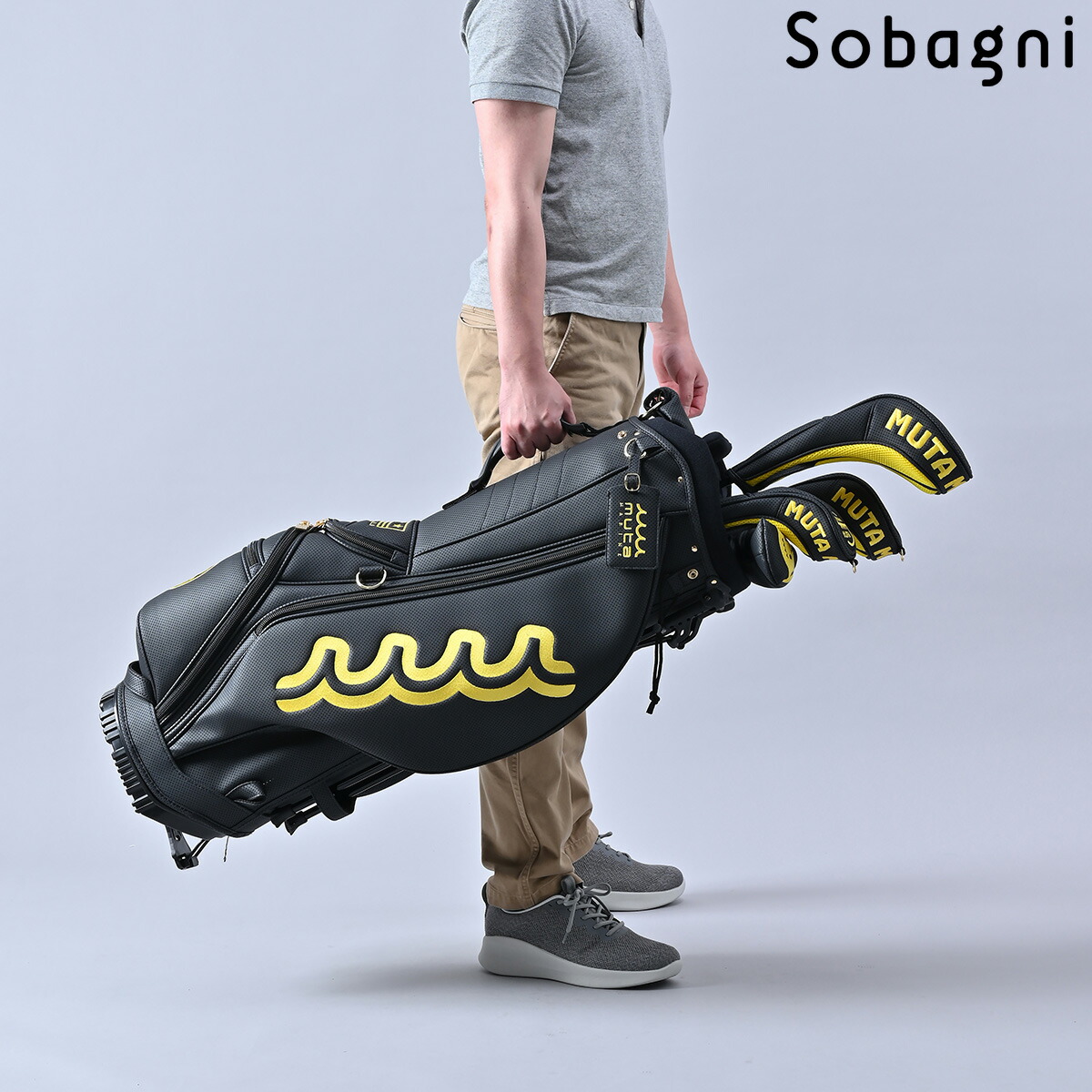 楽天市場】【完売】 muta marine ゴルフバッグ 8.5inch 高耐久 撥水