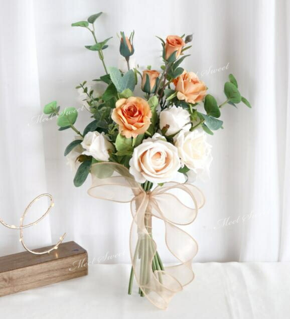 楽天市場】ブーケ 造花 ウェディングブーケ ブライダルブーケ シャワー